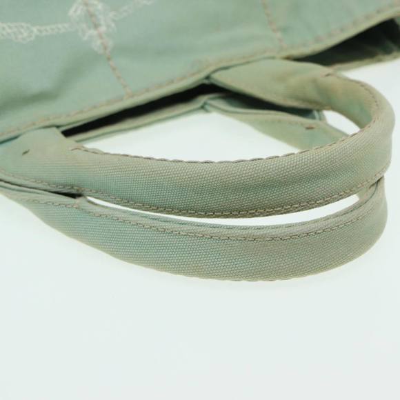 PRADA Canapa GM Hand Bag Canvas Green Auth hk1388 - Picture 7 of 16